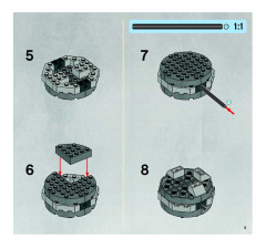 LEGO 7681 instructions page 5 – build guide