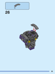 LEGO 76831 instructions page 35 – build guide