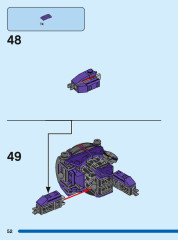 LEGO 76831 instructions page 52 – build guide