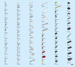 LEGO 76832 instructions page 129 – build guide