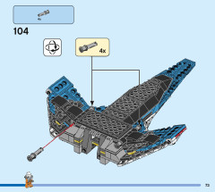 LEGO 76832 instructions page 73 – build guide