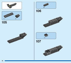 LEGO 76832 instructions page 74 – build guide