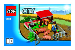 LEGO 7684 instructions page 1 – build guide