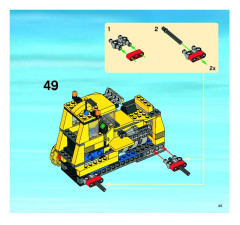 LEGO 7685 instructions page 45 – build guide