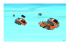 LEGO 7686 instructions page 21 – build guide