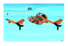 LEGO 7686 instructions page 25 – build guide