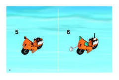 LEGO 7686 instructions page 6 – build guide