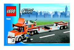 LEGO 7686 instructions page 1 – build guide