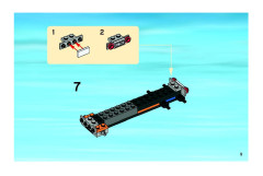 LEGO 7686 instructions page 9 – build guide