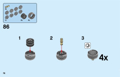 LEGO 76896 instructions page 74 – build guide