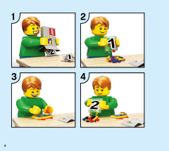 LEGO 76898 instructions page 2 – build guide