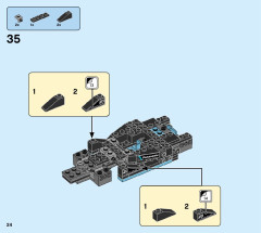 LEGO 76898 instructions page 24 – build guide