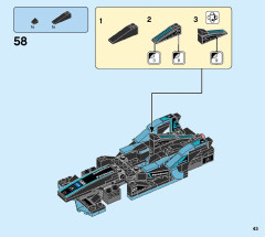 LEGO 76898 instructions page 43 – build guide