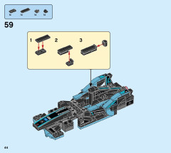 LEGO 76898 instructions page 44 – build guide