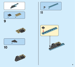LEGO 76898 instructions page 9 – build guide