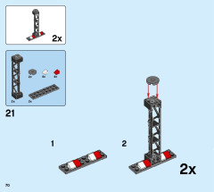 LEGO 76898 instructions page 70 – build guide