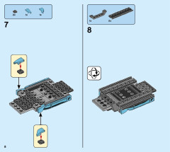 LEGO 76898 instructions page 8 – build guide