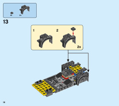 LEGO 76899 instructions page 14 – build guide