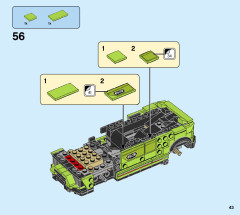LEGO 76899 instructions page 43 – build guide