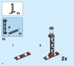 LEGO 76899 instructions page 74 – build guide