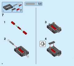 LEGO 76899 instructions page 8 – build guide