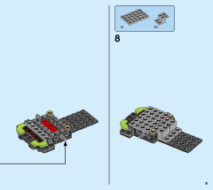 LEGO 76899 instructions page 9 – build guide