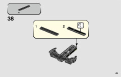 LEGO 76900 instructions page 45 – build guide