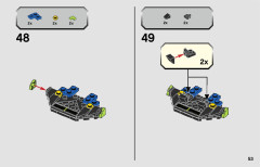 LEGO 76900 instructions page 53 – build guide