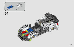 LEGO 76900 instructions page 57 – build guide