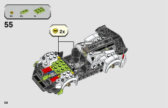 LEGO 76900 instructions page 58 – build guide