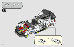 LEGO 76900 instructions page 62 – build guide