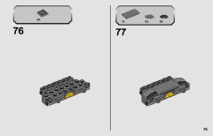 LEGO 76903 instructions page 75 – build guide