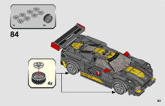 LEGO 76903 instructions page 83 – build guide