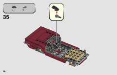 LEGO 76903 instructions page 36 – build guide