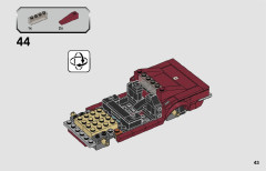 LEGO 76903 instructions page 43 – build guide