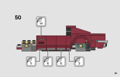 LEGO 76903 instructions page 49 – build guide