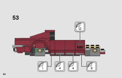 LEGO 76903 instructions page 52 – build guide
