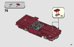 LEGO 76903 instructions page 69 – build guide