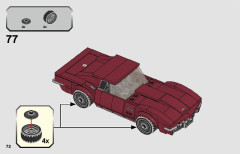 LEGO 76903 instructions page 72 – build guide