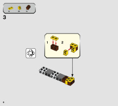 LEGO 76904 instructions page 8 – build guide