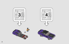 LEGO 76904 instructions page 2 – build guide