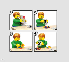 LEGO 76905 instructions page 2 – build guide