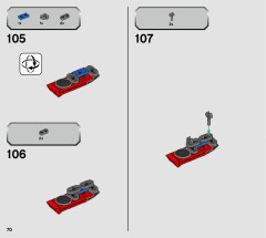 LEGO 76905 instructions page 70 – build guide
