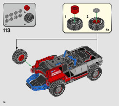 LEGO 76905 instructions page 76 – build guide