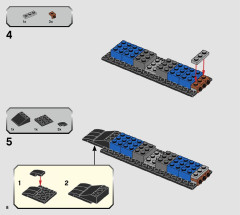 LEGO 76905 instructions page 8 – build guide