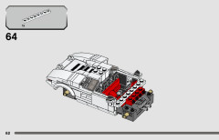 LEGO 76908 instructions page 62 – build guide