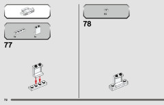 LEGO 76908 instructions page 72 – build guide