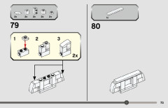 LEGO 76908 instructions page 73 – build guide