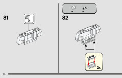 LEGO 76908 instructions page 74 – build guide