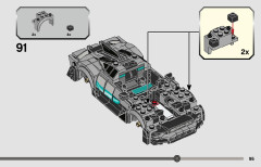 LEGO 76909 instructions page 95 – build guide